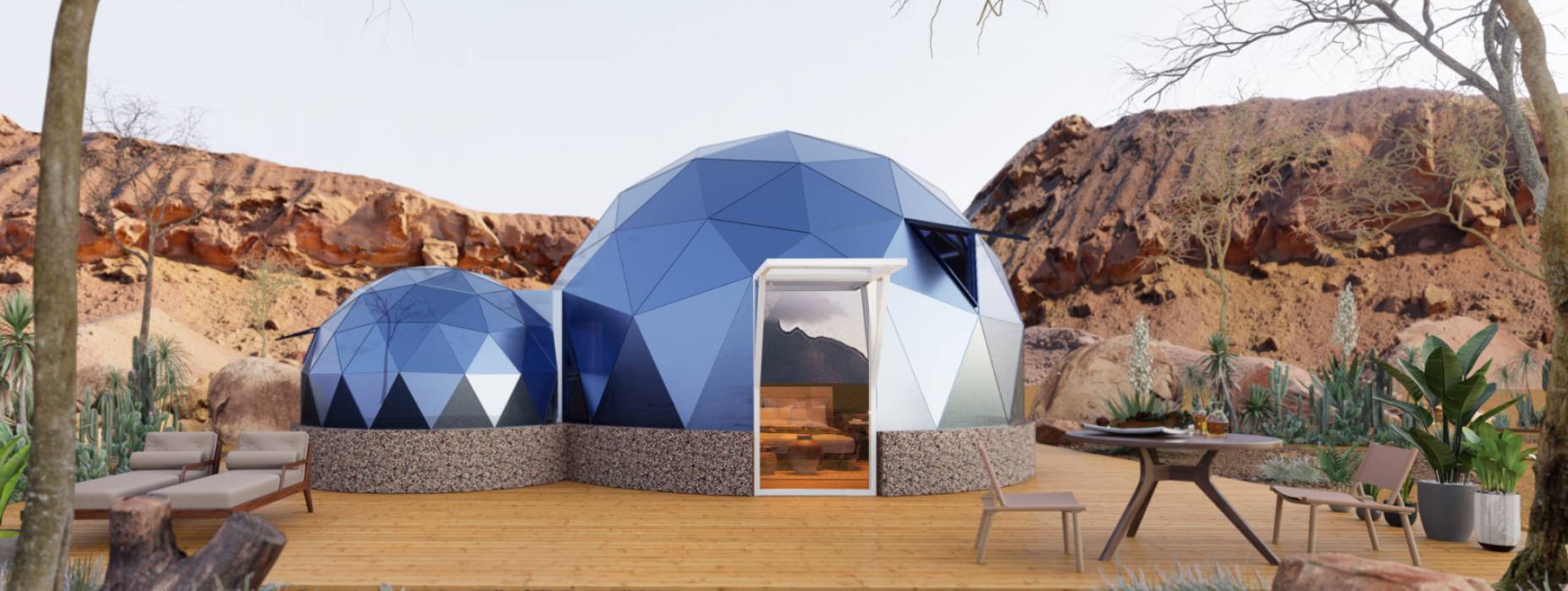 奎屯市球形智能光伏玻璃星空房